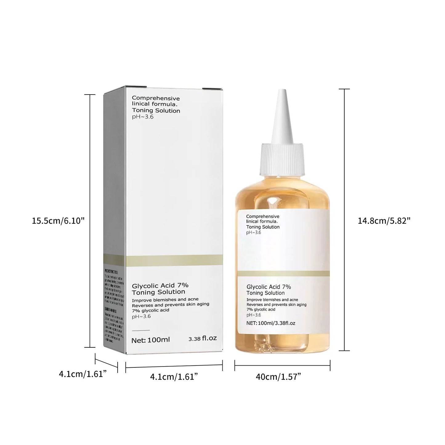 Lotion Tonique Exfoliante 7 % Acide Glycolique – 100 ml