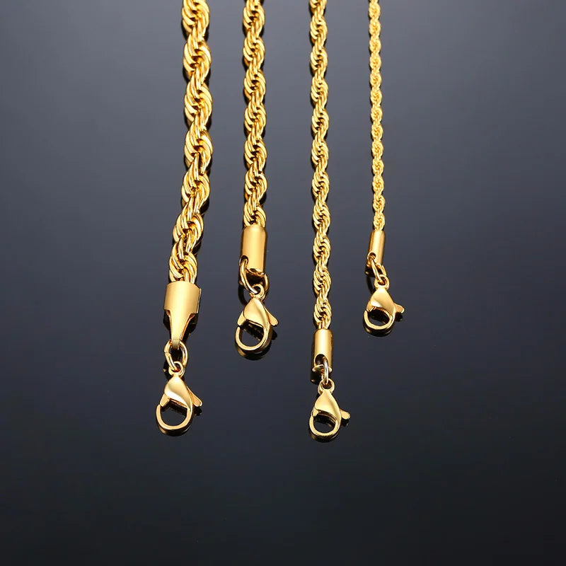 Collier d'Ashton Hall – Or ou Argent, 2-5 mm
