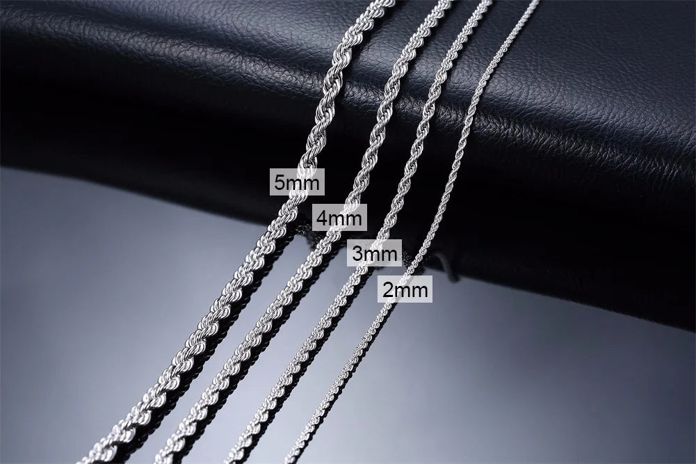 Collier d'Ashton Hall – Or ou Argent, 2-5 mm