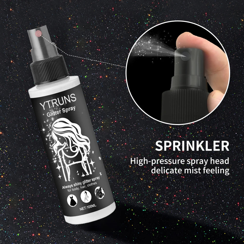 Vaporisateur Pailleté Haute Brillance 100ml – Corps, Cheveux & Vêtements