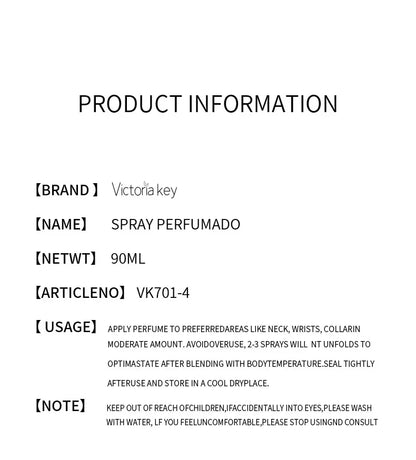 Brume Parfumée Corps – Senteur Fraîche & Fruitée (90 ml)