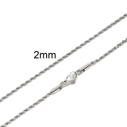 Collier d'Ashton Hall – Or ou Argent, 2-5 mm