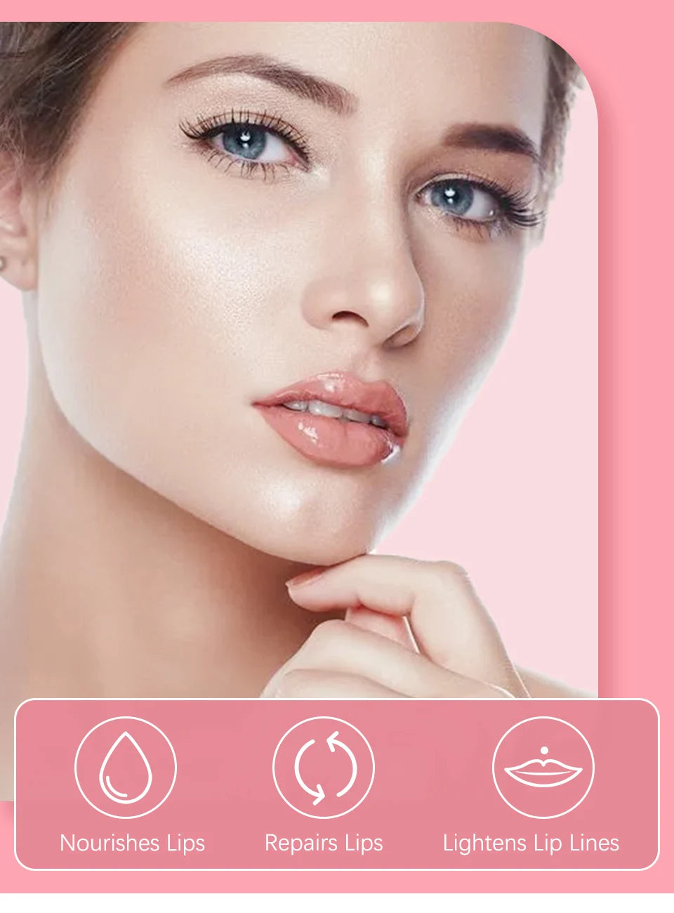 Huile Glossy pour les Lèvres – Effet Repulpant & Exfoliant Léger