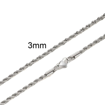 Collier d'Ashton Hall – Or ou Argent, 2-5 mm