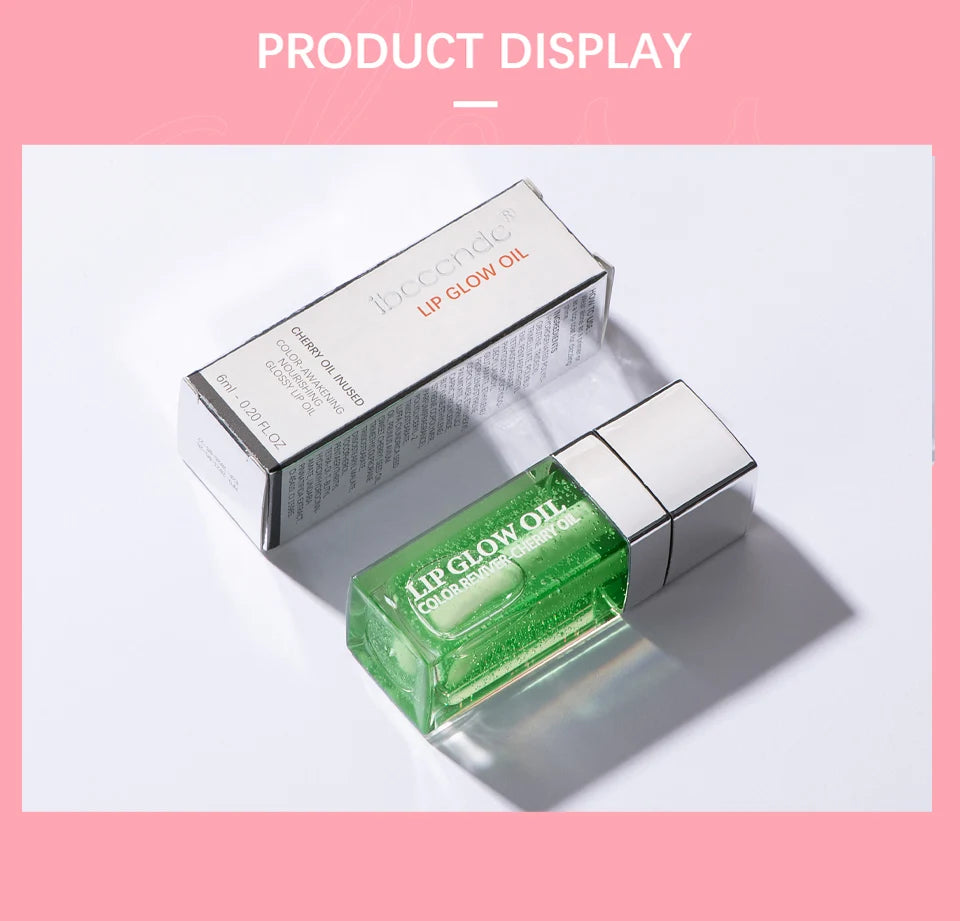 Huile Glossy pour les Lèvres – Effet Repulpant & Exfoliant Léger