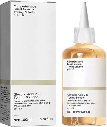 Lotion Tonique Exfoliante 7 % Acide Glycolique – 100 ml